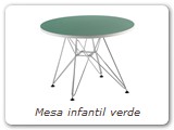 Mesa infantil verde